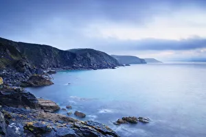 Cliffs and Rocky Coastline, Church Cove, Lizard Peninsula, Cornwall, England Cliffs and Rocky Coastline, Church Cove, Lizard Peninsula, Cornwall, England