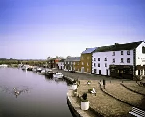 Blue Skies Gallery: Cloondara, Co Longford, Ireland; Town At The End Of The Grand Canal