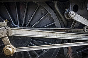 Images Dated 7th September 2008: Connecting Rods Of Sir Nigel Gresley Steam Locomotive, North Yorkshire, England