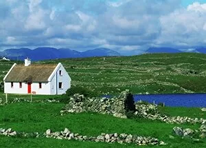 Places Of Worship Gallery: Connemara, Co Galway, Ireland; Cottages Near Clifden