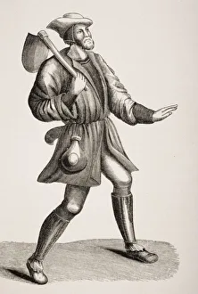 Costume Of A Peasant From A 15Th Century Miniature Costume Of A Peasant From A 15Th Century Miniature