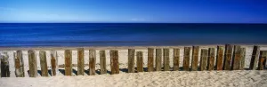 Cushendun, County Antrim, Ireland, Railway Sleepers Used As Beach Defense Cushendun, County Antrim, Ireland, Railway Sleepers Used As Beach Defense