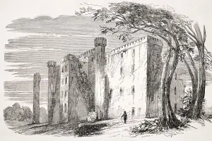 Dangan Castle County Clare Ireland From Old England's Worthies By Lord Brougham And Others Published London Circa Dangan Castle County Clare Ireland From Old England's Worthies By Lord Brougham And Others Published London Circa