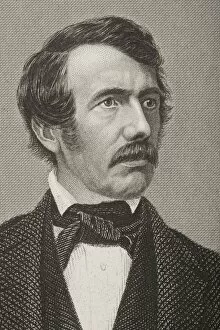 Images Dated 16th July 2005: David Livingstone, 1813-1873. Scottish Missionary And Explorer. Engraved By D. J