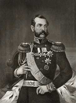 Emperor Alexander 2Nd Of Russia 1818 To 1881 19Th Century Engraving After Alonzo Chappel Emperor Alexander 2Nd Of Russia 1818 To 1881 19Th Century Engraving After Alonzo Chappel