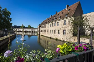 ENA (National School of Administation) campus in Strasbourg with the Vauban Dam in the background, France ENA (National School of Administation) campus in Strasbourg with the Vauban Dam in the background, France