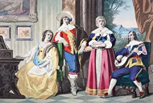 English Cavalier Costume Around 1670 During The Reign Of Charles Ii English Cavalier Costume Around 1670 During The Reign Of Charles Ii