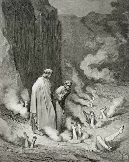 Images Dated 7th December 2005: Engraving By Gustave Dore 1832-1883 French Artist And Illustrator For Inferno By Dante Alighieri