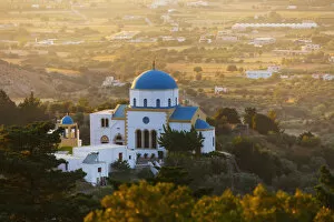 Images Dated 1st August 2013: Evangelistria Church Of Zia; Zia, Island Of Kos, Greece
