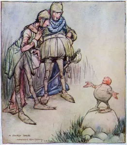 A Fairy Tale. From The Picture By Harold C Earnshaw From The Book Princess Marie-JosA©'s Children' A Fairy Tale. From The Picture By Harold C Earnshaw From The Book Princess Marie-JosA©'s Children'
