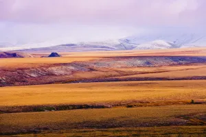 Fall Colours And Richardson Mountains, Dempster Highway, Yukon Fall Colours And Richardson Mountains, Dempster Highway, Yukon