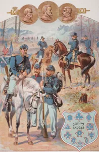 Federal Uniforms During The American Civil War 1861 To 1865. Artist H.A. Ogden Federal Uniforms During The American Civil War 1861 To 1865. Artist H.A. Ogden