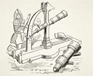 Images Dated 25th September 2007: Fifteenth Century Canon. From The National And Domestic History Of England By William Aubrey