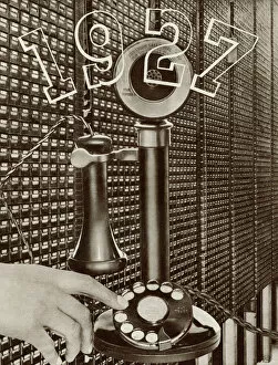 Holborn Gallery: First Automatic Telephone Exchange Opened At Holborn, London, England In 1927