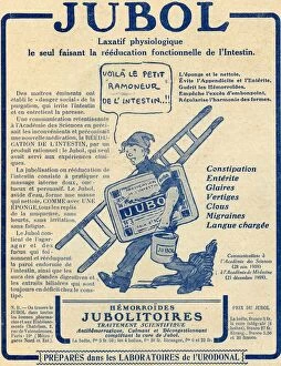 French Advertisement C.1916 For Jubola Laxative
