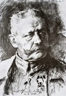 General Paul Von Hindenburg 1847 1934 After A Work By Hugo Vogel From Tannenberg Published Berlin 1928 General Paul Von Hindenburg 1847 1934 After A Work By Hugo Vogel From Tannenberg Published Berlin 1928