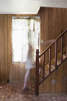 Ghost On The Stairs; Thunder Bay, Ontario, Canada Ghost On The Stairs; Thunder Bay, Ontario, Canada