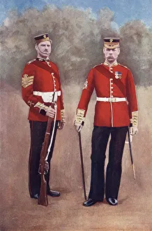 Guards Division Gallery: The Grenadier Guards In Uniform Of The Late 19Th Century. From South Africa And The Transvaal War