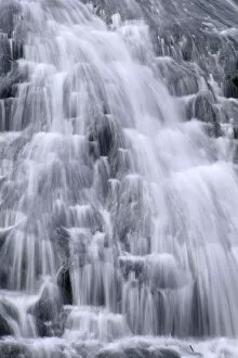 Lakes Streams Art Gallery: Guam, Tarzan Falls (Aka Kanuon Falls), Close-Up Blurred Water Action B1609