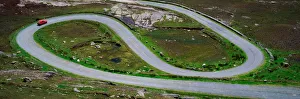 Hairpin Bends In The, Healy Pass, Beara Peninsula, Co Cork, Ireland Hairpin Bends In The, Healy Pass, Beara Peninsula, Co Cork, Ireland