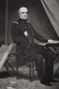 Henry Wager Halleck 1815 - 1872. Union Officer During American Civil War. From Painting By Alonzo Chappel Henry Wager Halleck 1815 - 1872. Union Officer During American Civil War. From Painting By Alonzo Chappel