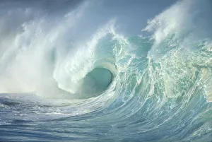 Huge Wave Curling, Crashing Side View Of Curl C1723 Huge Wave Curling, Crashing Side View Of Curl C1723