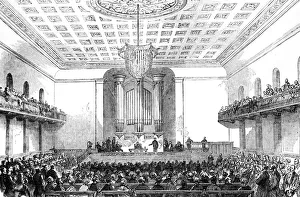 The Illustrated London News Etching From 1852, lecture On The Duke Of Wellington And His The Illustrated London News Etching From 1852, lecture On The Duke Of Wellington And His