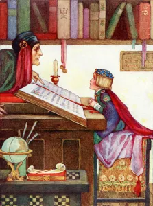 Illustration To The Poem The Little King From The Book Childhood By Millicent And Githa Sowerby, Published 1907 Illustration To The Poem The Little King From The Book Childhood By Millicent And Githa Sowerby, Published 1907