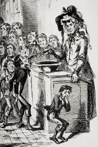 The Internal Economy Of Dotheboys Hall. Illustration From The Charles Dickens Novel Nicholas Nickleby By H.K The Internal Economy Of Dotheboys Hall. Illustration From The Charles Dickens Novel Nicholas Nickleby By H.K