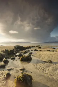 Images Dated 27th October 2008: Isle Of Arran, Argyll And Bute, Scotland; Beach At Low Tide