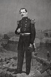 Images Dated 6th February 2006: James Shield. American Civil War Union General. From Painting By Alonzo Chappel