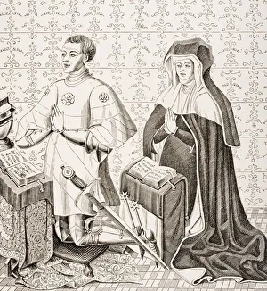 Jean Jouvenel Des Ursins, Provost Of The Merchants Of Paris, And His Wife Michelle De Vitry, In The Reign Of Charles Vi Jean Jouvenel Des Ursins, Provost Of The Merchants Of Paris, And His Wife Michelle De Vitry, In The Reign Of Charles Vi