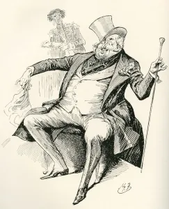 Joey B. Illustration By Harry Furniss For The Charles Dickens Novel Dombey And Son, From The Testimonial Edition Joey B. Illustration By Harry Furniss For The Charles Dickens Novel Dombey And Son, From The Testimonial Edition