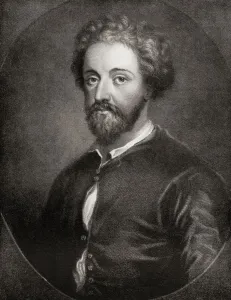 John Fletcher, 1579-1625. Jacobean playwright. From International Library of Famous Literature, published c.1900 John Fletcher, 1579-1625. Jacobean playwright. From International Library of Famous Literature, published c.1900