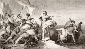 King Alfred Inciting The Anglo-Saxons To Repel The Invasion Of The Danes A.D. 876 King Alfred Inciting The Anglo-Saxons To Repel The Invasion Of The Danes A.D. 876