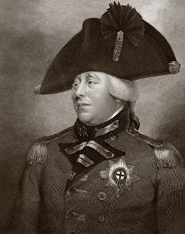 Great Houses Gallery: King George Iii Of Great Britain And Ireland, 1738 - 1820. After A Contemporary Engraving