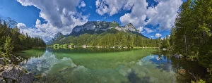 Lake Hintersee, Nationalpark Berchtesgadener Land, Ramsau, Bavaria, Germany
