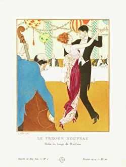 Modernist Gallery: Le Frisson Nouveau. A New Thrill. Robe de tango de Redfern. Tango dress by Redfern