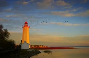 Images Dated 9th January 2006: Lighthouse, Sylvan Lake, Alberta, Canada