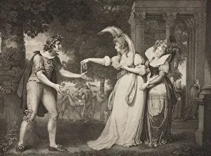 As You Like It. Act I. Scene Ii. Lawn Before The Dukes Palace. Rosalind, Celia And Orlando As You Like It. Act I. Scene Ii. Lawn Before The Dukes Palace. Rosalind, Celia And Orlando