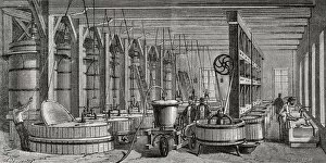 Amalgamated Gallery: Machinery Used In The Purification Of Amalgamated Silver At The Gould And Curry Factory In Nevada