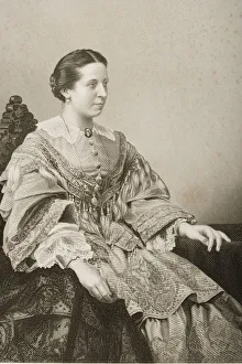 Mademoiselle Therese Titiens, 1834-1877. Hungarian Operatic Singer Engraved By D.J.Pound From A Photograph By Mayall Mademoiselle Therese Titiens, 1834-1877. Hungarian Operatic Singer Engraved By D.J.Pound From A Photograph By Mayall