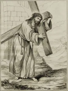 The Man Of Sorrows. 19Th Century Print From The Altar Piece In Magdalen College, Chapel Oxford, Engraved By G.Cooke The Man Of Sorrows. 19Th Century Print From The Altar Piece In Magdalen College, Chapel Oxford, Engraved By G.Cooke