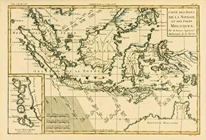 Images Dated 19th September 2004: Map Of The Isles Of Sunda And The Moluccas Circa.1760. From 'Atlas De Toutes Les Parties Connues