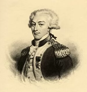 Marie-Joseph Paul Yves Roch Gilbert De Motier, Marquis De Lafayette, 1757-1834. French Military Leader And Statesman