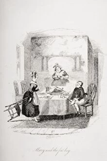 Images Dated 16th November 2005: Mary And The Fat Boy. Illustration From The Charles Dickens Novel The Pickwick Papers By H.K