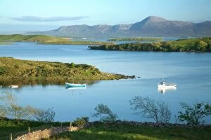 Images Dated 4th June 2007: Co Mayo, Ireland; Evening View Across Clew Bay To Croagh Patrick