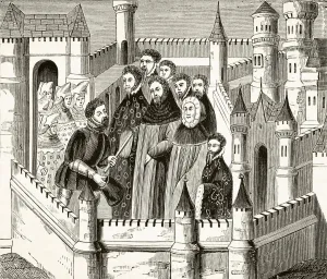 The Meeting Of Richard Ii And Henry Bolingbroke, Later Henry Iv, At Flint Castle The Meeting Of Richard Ii And Henry Bolingbroke, Later Henry Iv, At Flint Castle
