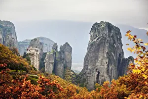 <b class=qtipBold><figcaption>Monastery Rousanou; Meteora, Greece</figcaption></b><br><em>© Design Pics / Reynold Mainse</em> Monastery Rousanou; Meteora, Greece