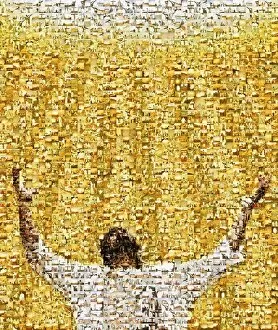 Images Dated 13th March 2006: Mosaic Of A Jesus Christ